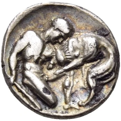 Diobol 380 BC - 325 BC back