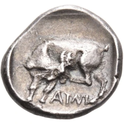 Diobol 421 BC - 418 BC back