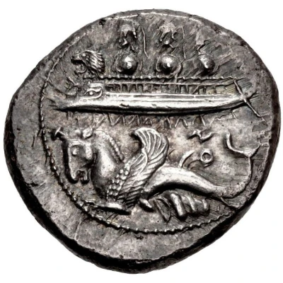 Dishekel - Azbaal 365 BC - 350 BC front