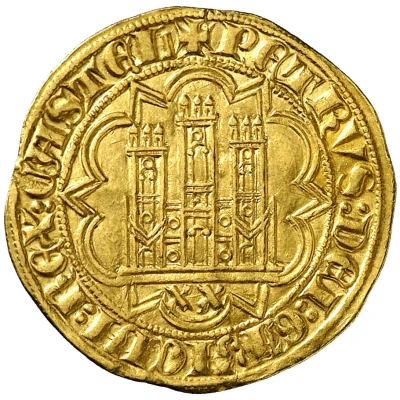 Dobla of 20 maravedis - Pedro I ND front