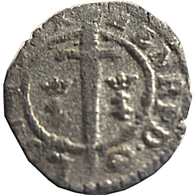 Double Denier - Henry II cross of Jerusalem ND front