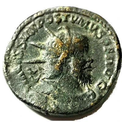 Double Sestertius - Postumus LAETITIA AVG; Treveri front