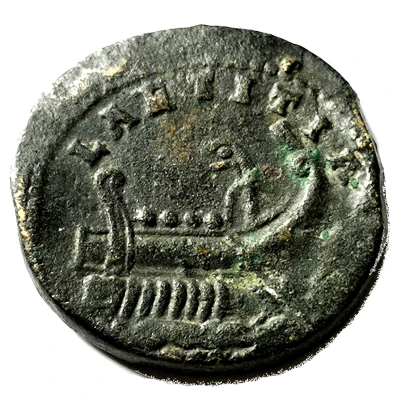 Double Sestertius - Postumus LAETITIA AVG; Treveri back