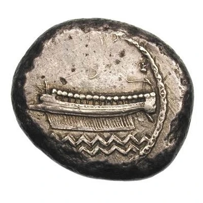 Double Shekel - Ba'alshallim II 384 BC - 370 BC front