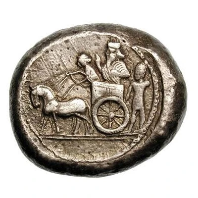 Double Shekel - Ba'alshallim II 384 BC - 370 BC back