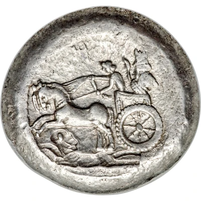 Double Shekel - Ba'alshallim I 425 BC - 407 BC back