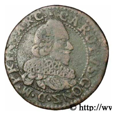 Double Tournois - Charles I 10th type front