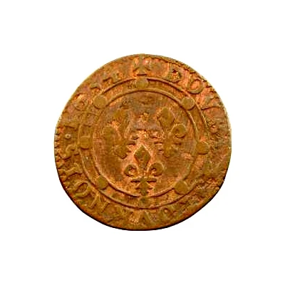 Double Tournois - Charles I 11th type back