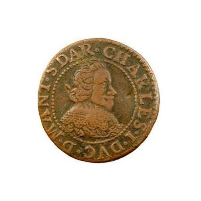 Double Tournois - Charles I 12th type front