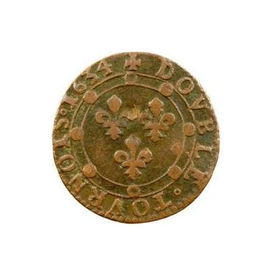 Double Tournois - Charles I 12th type back