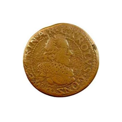 Double Tournois - Charles I 13th type front