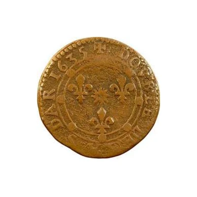 Double Tournois - Charles I 13th type back