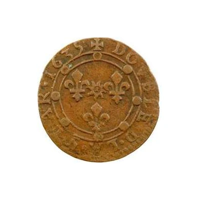 Double Tournois - Charles I 14th type back