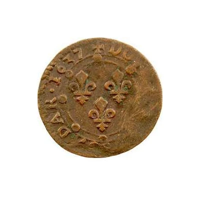 Double Tournois - Charles I 20th type back