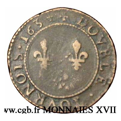 Double Tournois - Charles I 4th type back