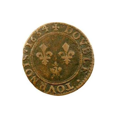 Double Tournois - Charles I 6th type back