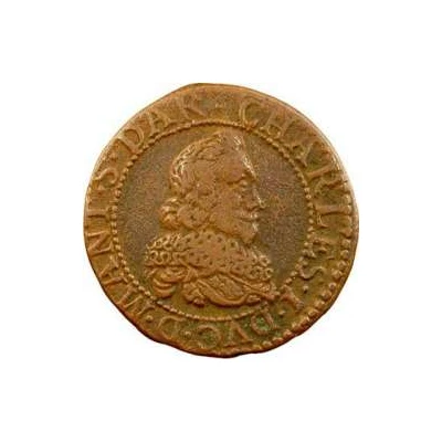 Double Tournois - Charles I 7th type front