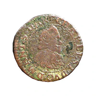 Double Tournois - Charles I 7th type front