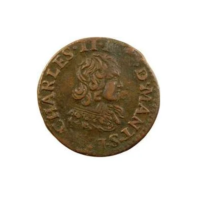 Double Tournois - Charles II 23rd type front