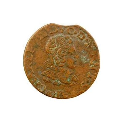 Double Tournois - Charles II 24th type front