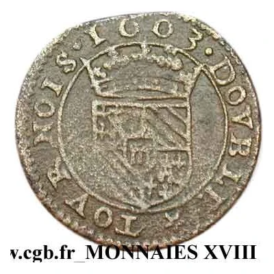 Double Tournois - Henry 4th type back