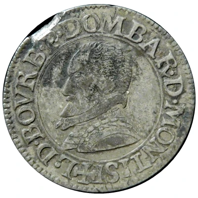 Double Tournois - Louis II 1st type; Silver pattern strike front