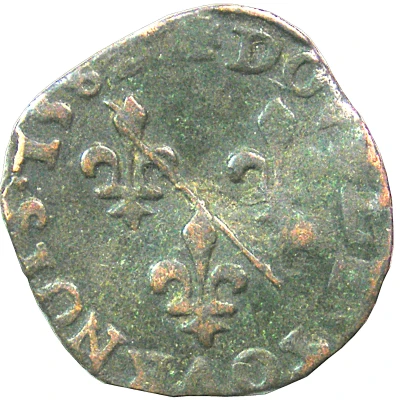 Double Tournois - Louis II 2nd type back