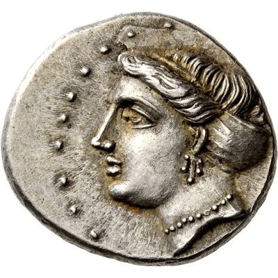 Drachm - ΑΓΡΕΩ Agreos 330 BC - 300 BC front