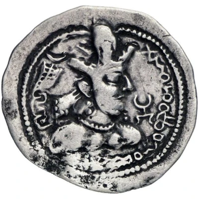 Drachm - Alchon Huns - Anonymous Sassanian type, Shapur II imitation, Type 39, unknown front