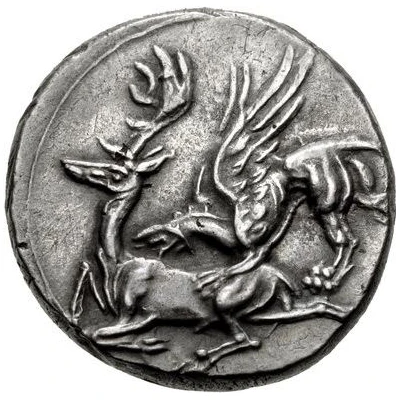 Drachm - Ariarathes I Gaziura 333 BC - 322 BC back