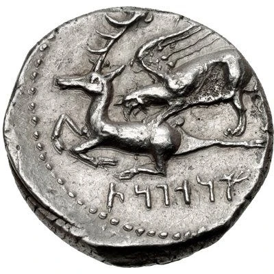 Drachm - Ariarathes I Gaziura 333 BC - 322 BC back