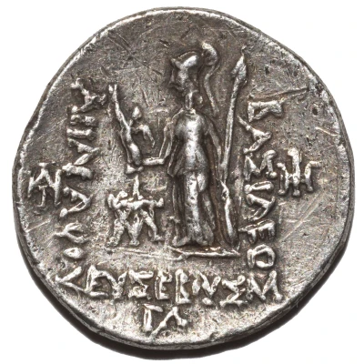 Drachm - Ariarathes V Eusebes 130 BC back