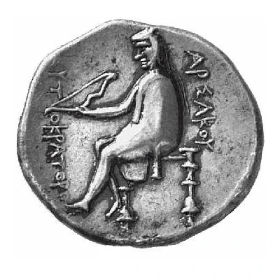 Drachm - Arsaces I Nisa 247 BC - 211 BC back