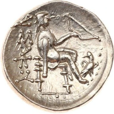 Drachm - Arsaces II Rayy 211 BC - 209 BC back