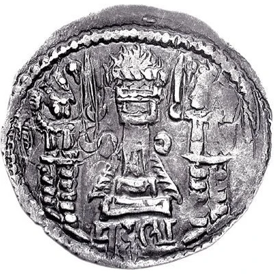 Drachm - Buddhatala /King C/ Sassanian style, type 18, unknown back