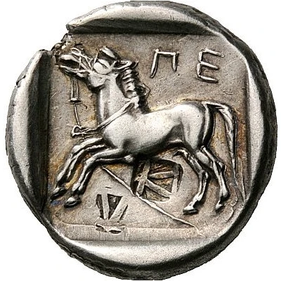 Drachm Countermarked 460 BC - 440 BC back