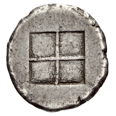 Drachm - Deo- 475 BC - 450 BC back