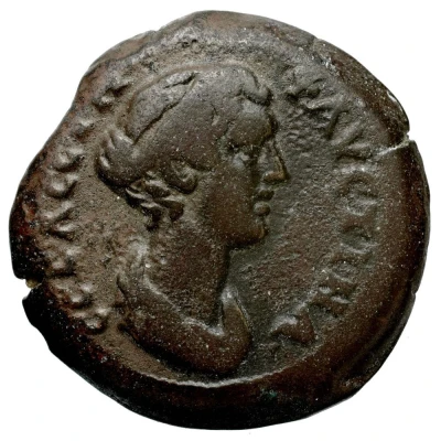 Drachm - Faustina II ΦΑΥϹΤΙΝΑ ϹΕΒΑϹϹΤΗ front