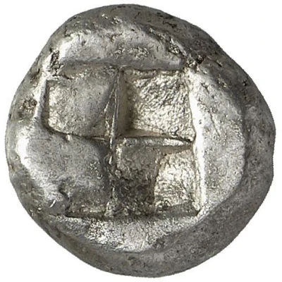 Drachm Ionian or Lycian 500 BC - 475 BC back