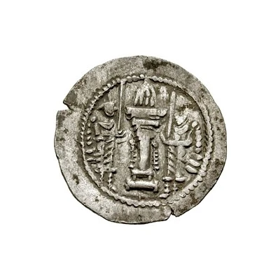 Drachm - Kidara Sassanian style, type 11A, Gandhara back