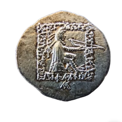 Drachm - Mithridates II Ecbatana 121 BC - 91 BC back