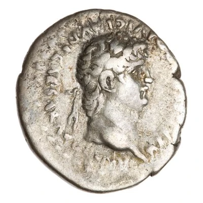 Drachm - Nero and Claudius DIVOS CLAVD AVGVST GERMANIC PATER AVG front
