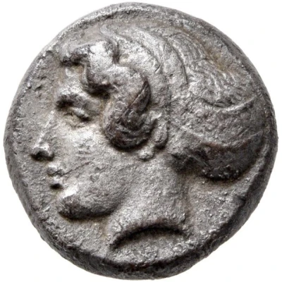 Drachm Nymphaeum 405 BC - 395 BC front