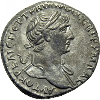 Drachm - Trajan ΔHMAPX ЄΞ ΥΠΑΤΟ Ϛ front