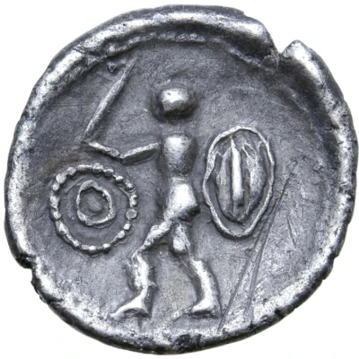 Drachm Verkehrter Lorbeerkranz Type 300 BC - 201 BC back