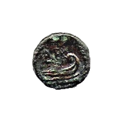 Drachm colonial issue with Marsyas and galley prow back