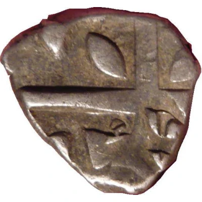 Drachm with cubist head 100 BC - 50 BC back