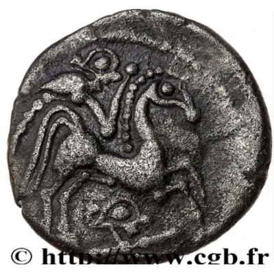 Drachm with hippophorus 80 BC - 50 BC back