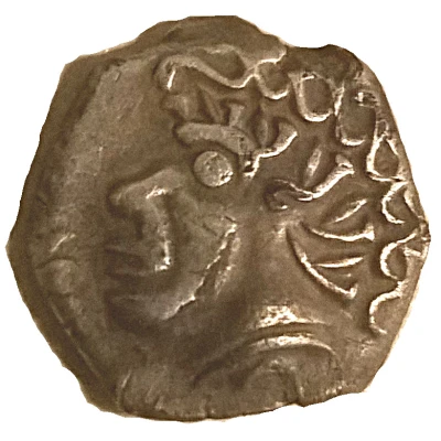 Drachm with negroid head obverse incuse strike 121 BC - 52 BC front