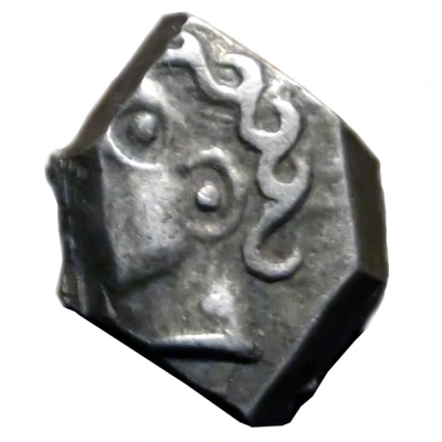 Drachm with the curly head 121 BC - 52 BC front